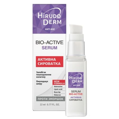 Сыворотка Hirudo Derm Anti Aqe Bio Active активная для лица 22 мл недорого - фото №1 Сыворотка Hirudo Derm Anti Aqe Bio Active активная для лица 22 мл недорого
