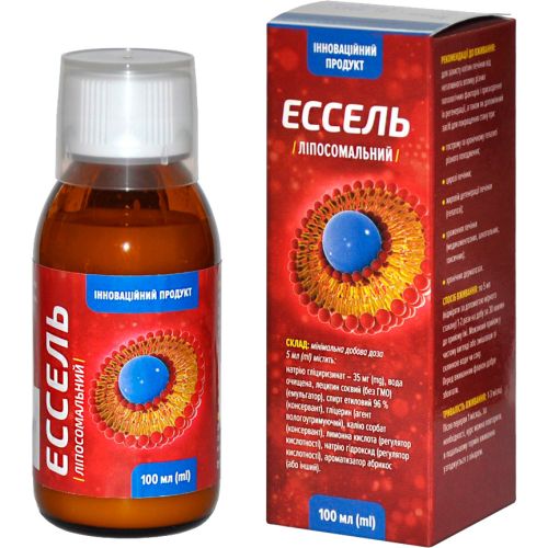 Ессель (ліпосомальний) суспензія 100 мл замовити - фото №1 Ессель (ліпосомальний) суспензія 100 мл замовити
