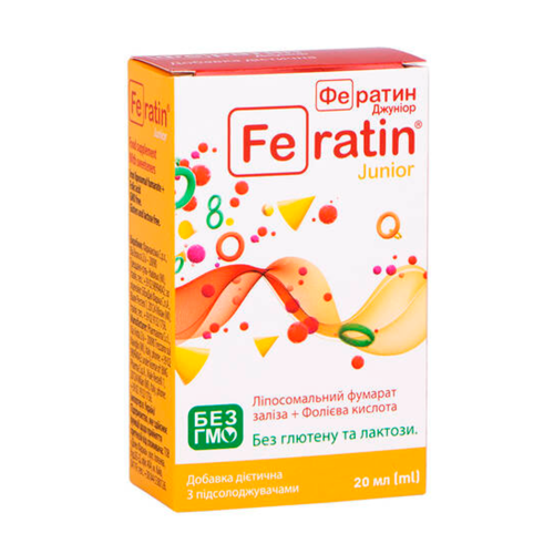 Фератин Джуніор краплі 20 мл в місті Львів : ціни, характеристика. - фото №1 Фератин Джуніор краплі 20 мл в місті Львів : ціни, характеристика.