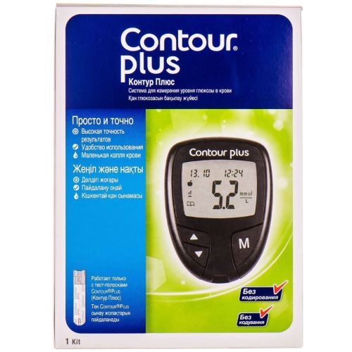 Глюкометр Contour Plus ADD - фото №1 Глюкометр Contour Plus ADD