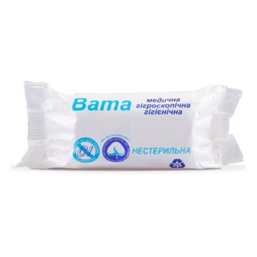 Вата нестерильная ролик медицинская 25 г в аптеке - фото №1 Вата нестерильная ролик медицинская 25 г в аптеке