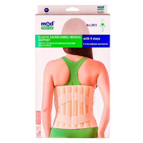 Корсет лікувально-профілактичний еластичний 3011 M в інтернет-аптеці - фото №1 Корсет лікувально-профілактичний еластичний 3011 M в інтернет-аптеці