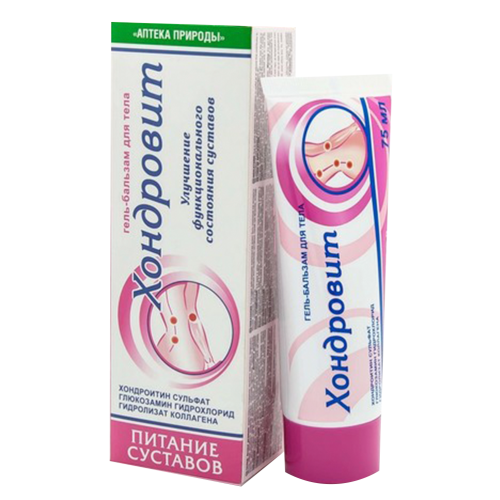 Хондровіт гель-бальзам Флора-Фарм 75 мл в місті Чернігів : ціни, характеристика. - фото №1 Хондровіт гель-бальзам Флора-Фарм 75 мл в місті Чернігів : ціни, характеристика.
