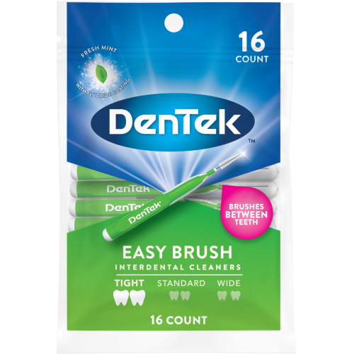 Межзубная щетка DenTek Удобное очищение для узких промежутков 2.0-3.0 мм, 16 шт. в аптеке - фото №1 Межзубная щетка DenTek Удобное очищение для узких промежутков 2.0-3.0 мм, 16 шт. в аптеке