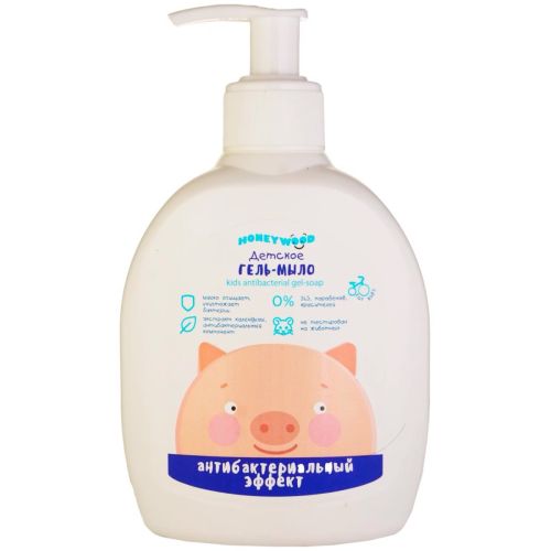 Гель-мило дитяче Honeywood з антибактеріальним ефектом 300 мл фото - фото №1 Гель-мило дитяче Honeywood з антибактеріальним ефектом 300 мл фото