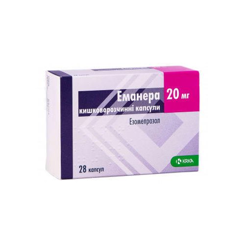 Еманера 20 мг капсули №28 в місті Одеса : ціни, характеристика. - фото №1 Еманера 20 мг капсули №28 в місті Одеса : ціни, характеристика.
