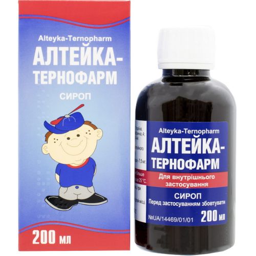 Алтейка Тернофарм сироп 200 мл в місті Одеса : ціни, характеристика. - фото №1 Алтейка Тернофарм сироп 200 мл в місті Одеса : ціни, характеристика.