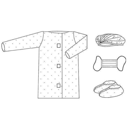 Комплект для посетителя стерильный №1 в интернет-аптеке - фото №1 Комплект для посетителя стерильный №1 в интернет-аптеке