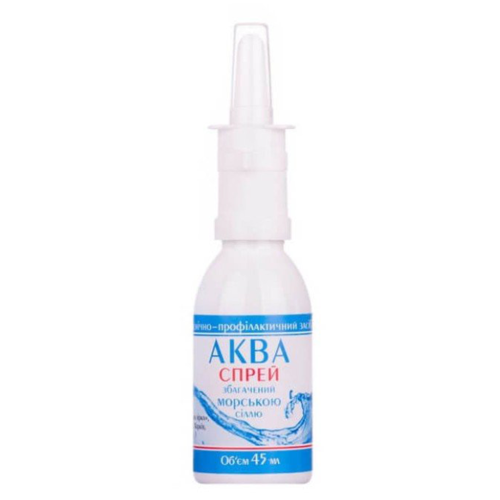 Аква Спрей спрей назальний 45 мл ціна - фото №1 Аква Спрей спрей назальний 45 мл ціна