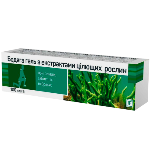 Бодяга гель з екстрактами цілющих рослин 100 мл недорого - фото №1 Бодяга гель з екстрактами цілющих рослин 100 мл недорого