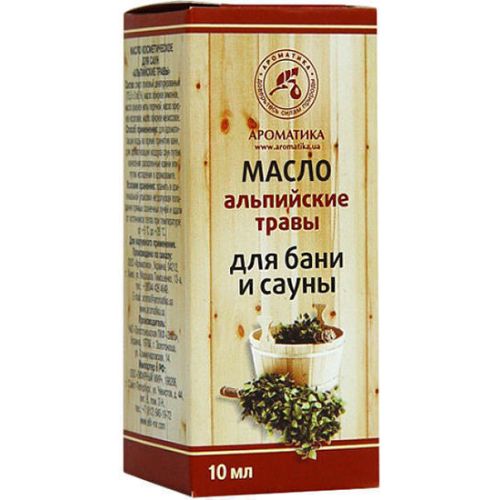 Масло косметическое для саун Альпийские травы 10 мл фото - фото №1 Масло косметическое для саун Альпийские травы 10 мл фото