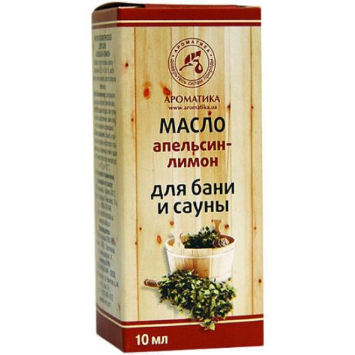 Масло косметическое для саун Апельсин-Лимон 10 мл цена - фото №1 Масло косметическое для саун Апельсин-Лимон 10 мл цена