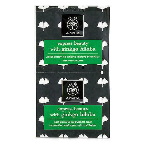 Маска Apivita (Апівіта) Express Beauty проти темних кіл і ознак втоми для шкіри навколо очей з гінгко білоба 2х2 мл ADD - фото №1 Маска Apivita (Апівіта) Express Beauty проти темних кіл і ознак втоми для шкіри навколо очей з гінгко білоба 2х2 мл ADD
