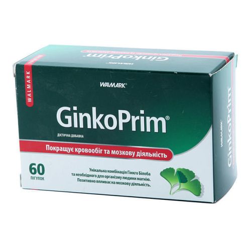 Гинкоприм таблетки №60 в городе Одесса : цены, характеристики. - фото №1 Гинкоприм таблетки №60 в городе Одесса : цены, характеристики.