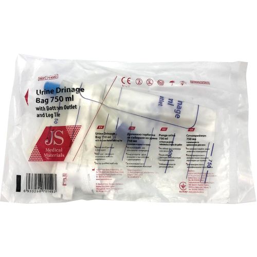 Мочеприемник с крестообразным сливом с креплением, стерильный 750 мл цена - фото №1 Мочеприемник с крестообразным сливом с креплением, стерильный 750 мл цена