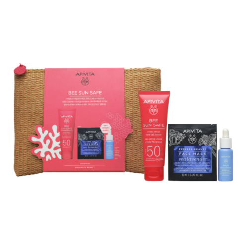 Набір Apivita (Апівіта) Bee Sun Safe захист з сонцезахисним гель-кремом для обличчя SPF50 ціна - фото №1 Набір Apivita (Апівіта) Bee Sun Safe захист з сонцезахисним гель-кремом для обличчя SPF50 ціна