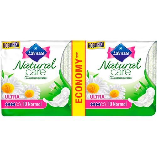 Прокладки Libresse Natural Care Ultra Normal 20 шт. в аптеці - фото №1 Прокладки Libresse Natural Care Ultra Normal 20 шт. в аптеці