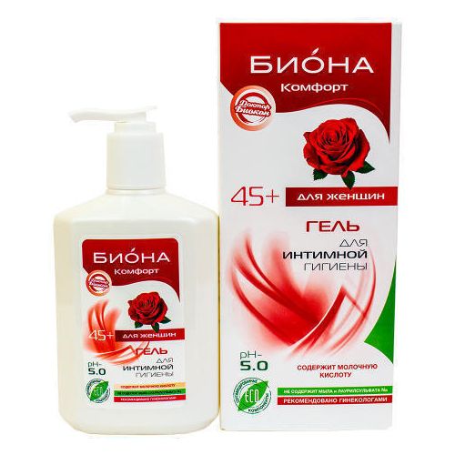 Гель Биона Комфорт для интимной гигиены 270 г недорого - фото №1 Гель Биона Комфорт для интимной гигиены 270 г недорого