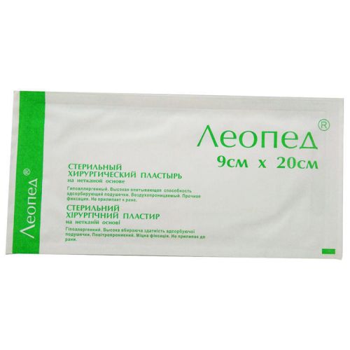 Лейкопластир Леопед прозорий 9 см х 20 см №1 замовити - фото №1 Лейкопластир Леопед прозорий 9 см х 20 см №1 замовити