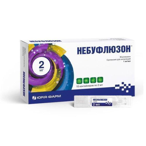 Небуфлюзон 1,0 мг/мл суспензія для інгаляцій контейнер 2 мл №10 в аптеці - фото №1 Небуфлюзон 1,0 мг/мл суспензія для інгаляцій контейнер 2 мл №10 в аптеці