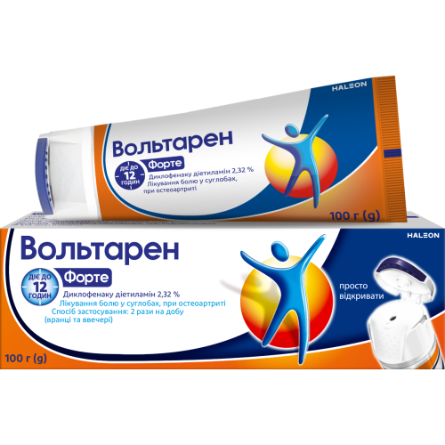 Вольтарен Форте 2,32% эмульгель 100 г ADD - фото №1 Вольтарен Форте 2,32% эмульгель 100 г ADD