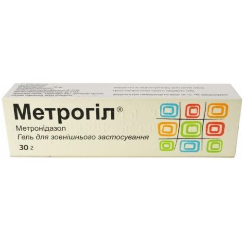 Метрогіл гель туба 30 г купити - фото №1 Метрогіл гель туба 30 г купити
