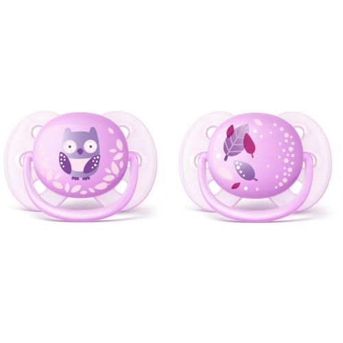 Пустушка Avent м'яка дівчинка від 0 до 6 міс. 2 шт ADD - фото №1 Пустушка Avent м'яка дівчинка від 0 до 6 міс. 2 шт ADD