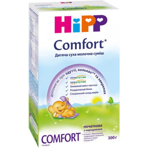 Смесь сухая молочная Hipp Comfort 300 г цена - фото №1 Смесь сухая молочная Hipp Comfort 300 г цена