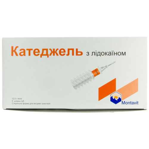 Катеджель с лидокаином 12,5 г гель шприц-туба № 5 ADD - фото №1 Катеджель с лидокаином 12,5 г гель шприц-туба № 5 ADD