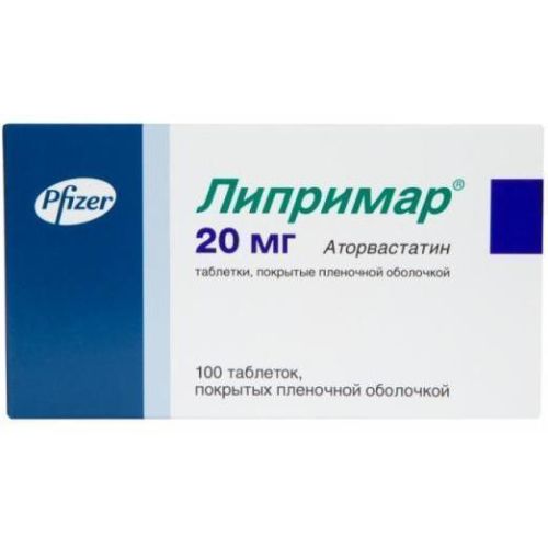 Ліпримар 20 мг таблетки №100 в місті Харків : ціни, характеристика. - фото №1 Ліпримар 20 мг таблетки №100 в місті Харків : ціни, характеристика.
