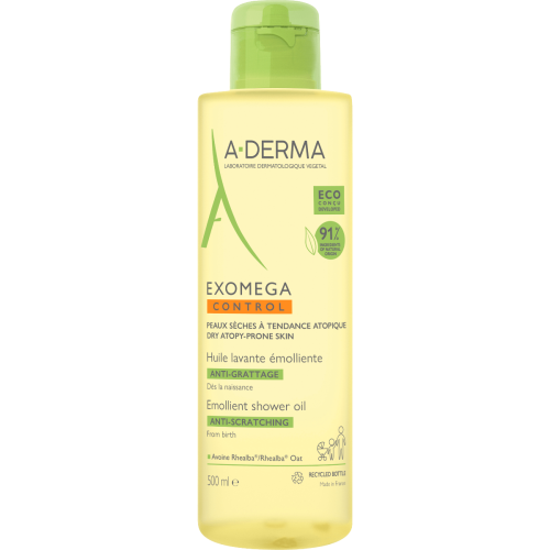 Масло-эмолент A-Derma (А-Дерма) Exomega Control очищающее 500 мл недорого - фото №1 Масло-эмолент A-Derma (А-Дерма) Exomega Control очищающее 500 мл недорого