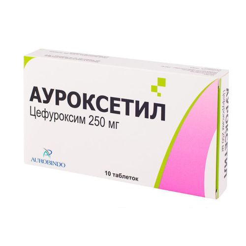 Ауроксетил таблетки 250 мг №10 блистер в інтернет-аптеці - фото №1 Ауроксетил таблетки 250 мг №10 блистер в інтернет-аптеці
