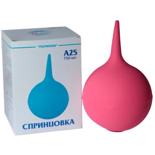 Спринцовка Поликом А-25 с мягким наконечником, 750 мл ADD - фото №1 Спринцовка Поликом А-25 с мягким наконечником, 750 мл ADD
