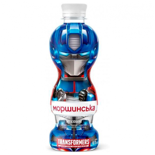 Вода минеральная Моршинская не газированная Трансформеры 0,33 л заказать - фото №1 Вода минеральная Моршинская не газированная Трансформеры 0,33 л заказать