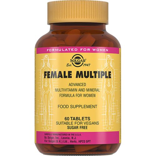 Solgar (Солгар) Female Multiple Комплекс витамин для женщин таблетки №60 ADD - фото №1 Solgar (Солгар) Female Multiple Комплекс витамин для женщин таблетки №60 ADD