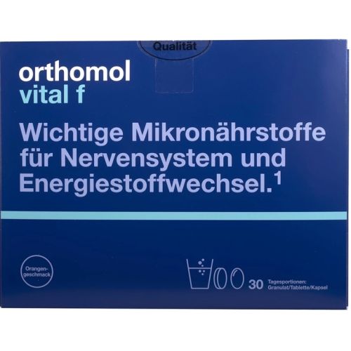 Orthomol (Ортомол) Vital F (для женщин) 30 дней гранулы №30 купить - фото №1 Orthomol (Ортомол) Vital F (для женщин) 30 дней гранулы №30 купить