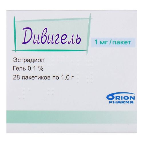 Дивігель 0,1% гель 1 г пакетики №28 в аптеці - фото №1 Дивігель 0,1% гель 1 г пакетики №28 в аптеці