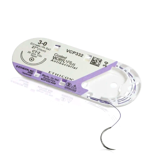 Шовний матеріал Вікрил Плюс 3-0 колюча голка 26 мм 70 см в місті Львів : ціни, характеристика. - фото №1 Шовний матеріал Вікрил Плюс 3-0 колюча голка 26 мм 70 см в місті Львів : ціни, характеристика.