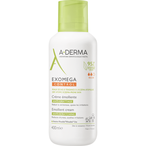 Крем-эмолент A-Derma (А-Дерма) Exomega Control 400 мл в интернет-аптеке - фото №1 Крем-эмолент A-Derma (А-Дерма) Exomega Control 400 мл в интернет-аптеке