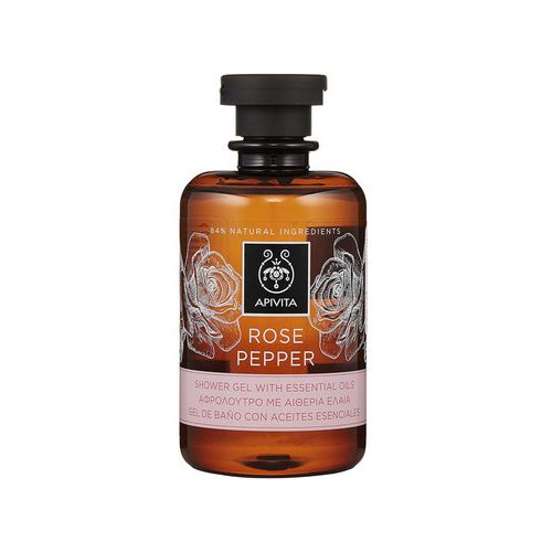 Гель Apivita (Апивита) для ванны и душа Роза и Перец с эфирными маслами 250 мл заказать - фото №1 Гель Apivita (Апивита) для ванны и душа Роза и Перец с эфирными маслами 250 мл заказать