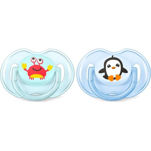 Пустушка Avent 0-6 місяців для хлопчиків краб+пінгвін 2 шт в місті Одеса : ціни, характеристика. - фото №1 Пустушка Avent 0-6 місяців для хлопчиків краб+пінгвін 2 шт в місті Одеса : ціни, характеристика.