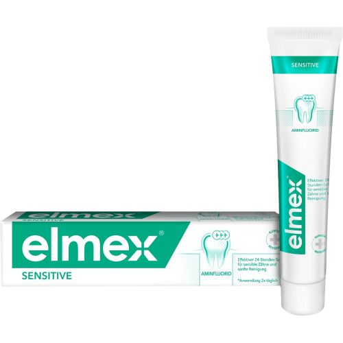 Зубна паста Elmex Sensitive Plus, 75 мл в аптеці - фото №1 Зубна паста Elmex Sensitive Plus, 75 мл в аптеці
