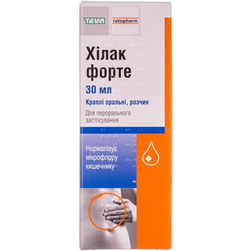 Хілак форте краплі 30 мл в місті Одеса : ціни, характеристика. - фото №1 Хілак форте краплі 30 мл в місті Одеса : ціни, характеристика.