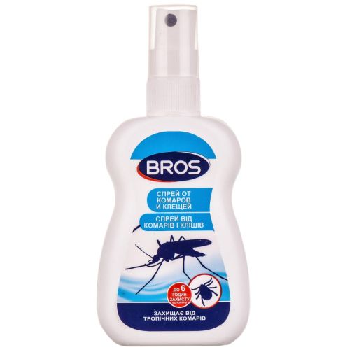 Спрей Bros (Брос) Репеллентное средство от комаров и клещей 50 мл в аптеке - фото №1 Спрей Bros (Брос) Репеллентное средство от комаров и клещей 50 мл в аптеке