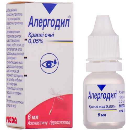 Алергодил 0,05% капли глазные 6 мл ADD - фото №1 Алергодил 0,05% капли глазные 6 мл ADD