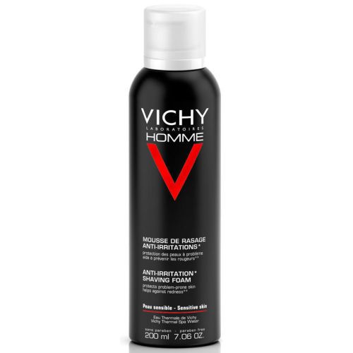 Пена для бритья Vichy (Виши) Homme для чувствительной кожи 200 мл купить - фото №1 Пена для бритья Vichy (Виши) Homme для чувствительной кожи 200 мл купить