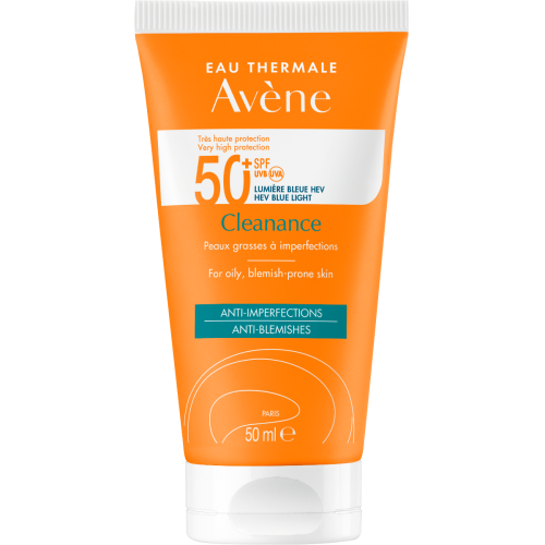 Средство Avene (Авене) Cleanance солнцезащитное для жирной и проблемной кожи лица SPF 50+, 50 мл цена - фото №1 Средство Avene (Авене) Cleanance солнцезащитное для жирной и проблемной кожи лица SPF 50+, 50 мл цена
