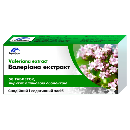 Валеріани екстракт таблетки №50 в місті Одеса : ціни, характеристика. - фото №1 Валеріани екстракт таблетки №50 в місті Одеса : ціни, характеристика.