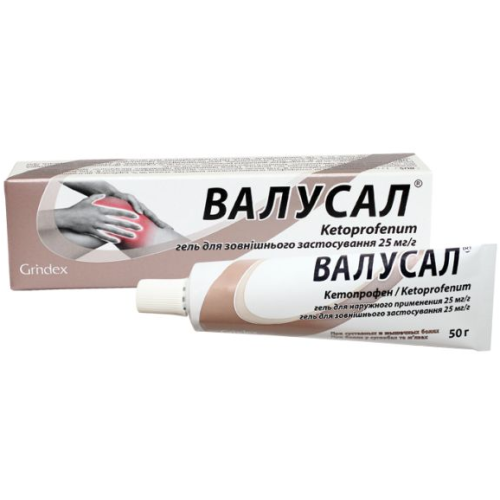 Валусал гель 50 г в аптеке - фото №1 Валусал гель 50 г в аптеке
