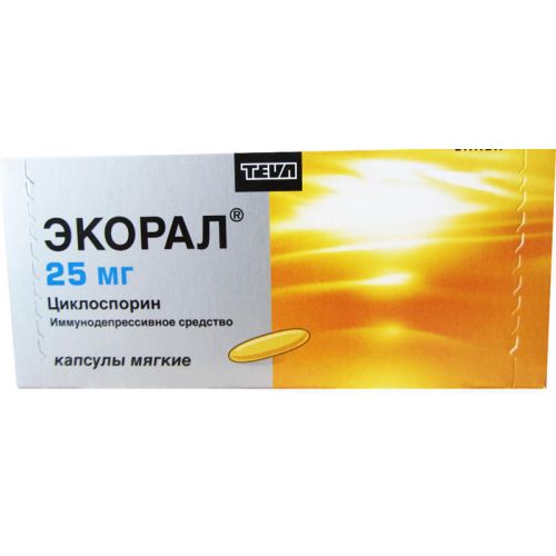 Экворал 25 мг капсулы №50 купить - фото №1 Экворал 25 мг капсулы №50 купить